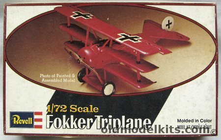 Revell 1/72 Fokker Triplane DR-1 - The Red Baron's Aircraft, H52 plastic model kit